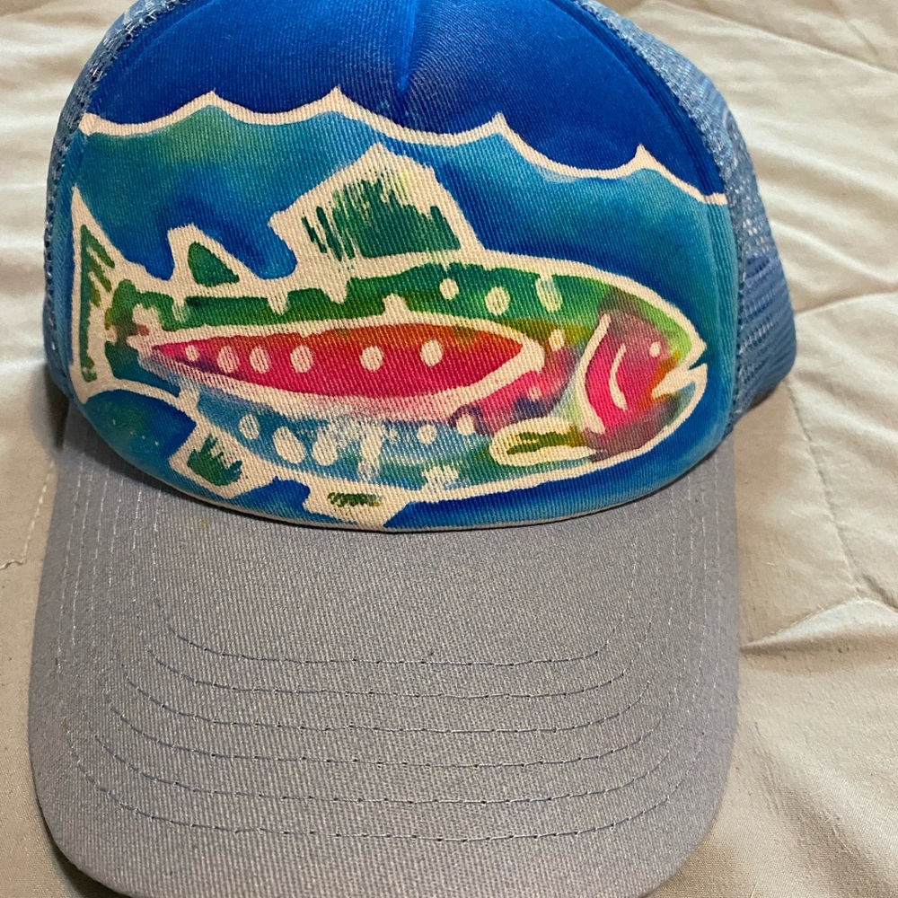 Colorful Fish Design Cap for Pet Enthusiasts
